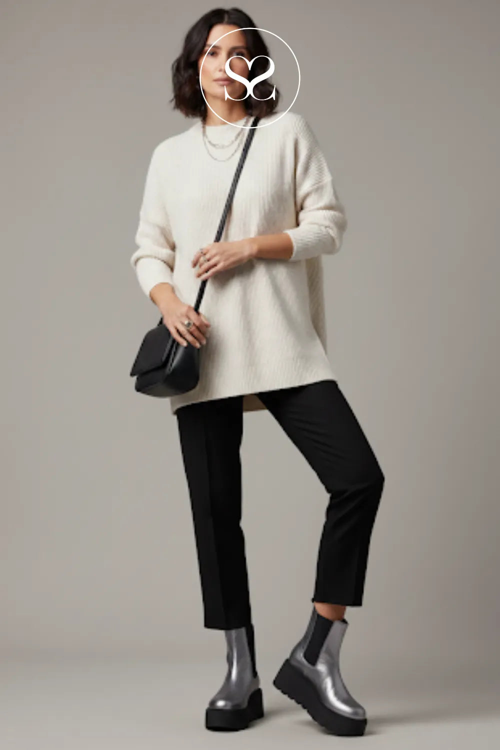CARL SCARPA PEWTER WEDGE PULL ON CHELSEA ANKLE BOOTS ZENNIE