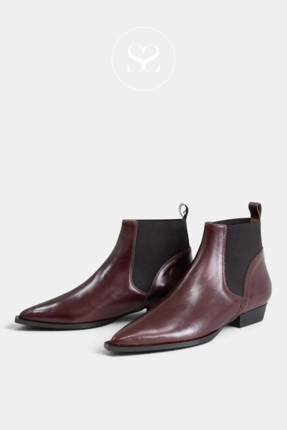 Angel Alarcon Brown Pointed Toe Chelsea Boot - Negade 26582