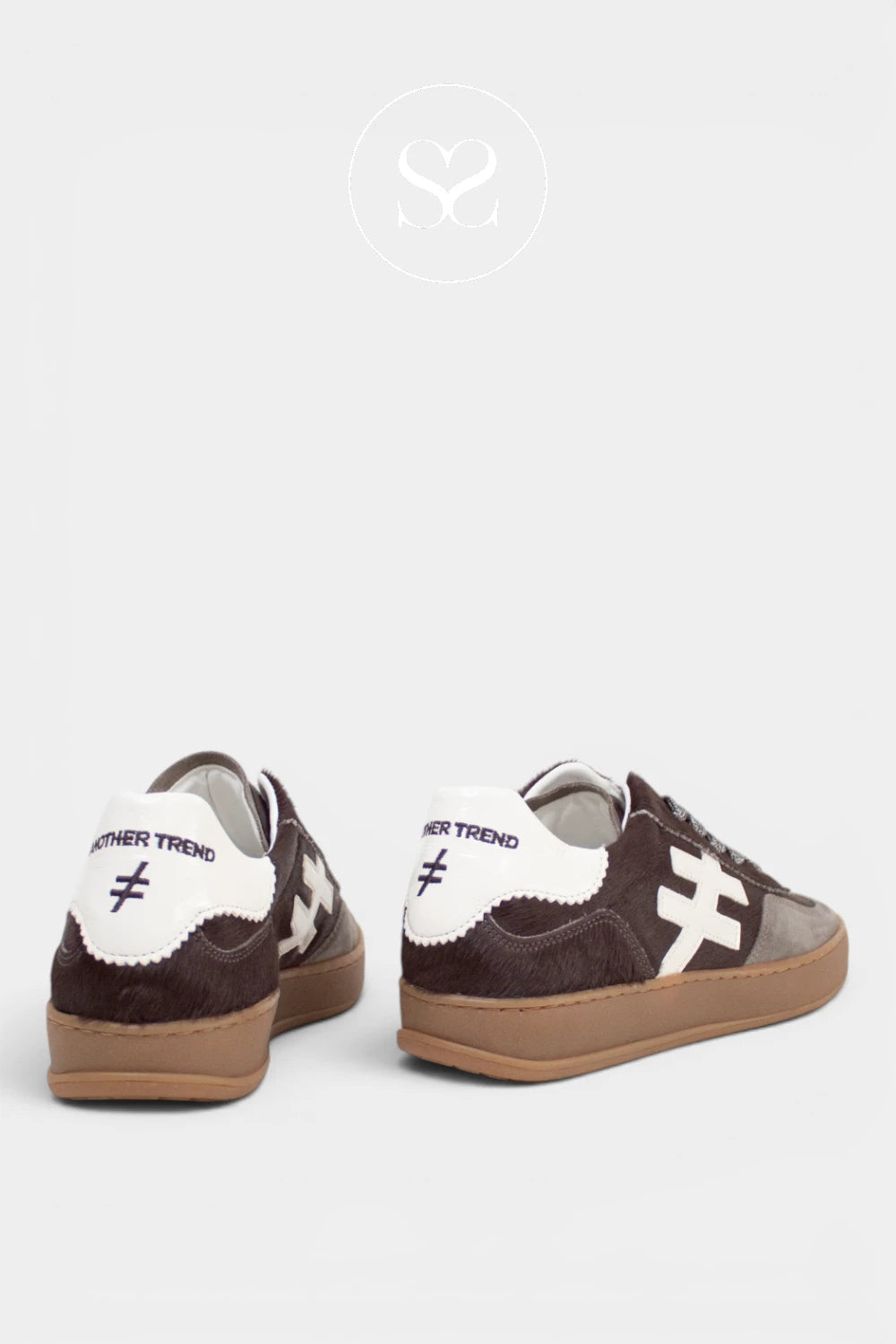 Another Trend Chocolate Brown Trainers A032-91