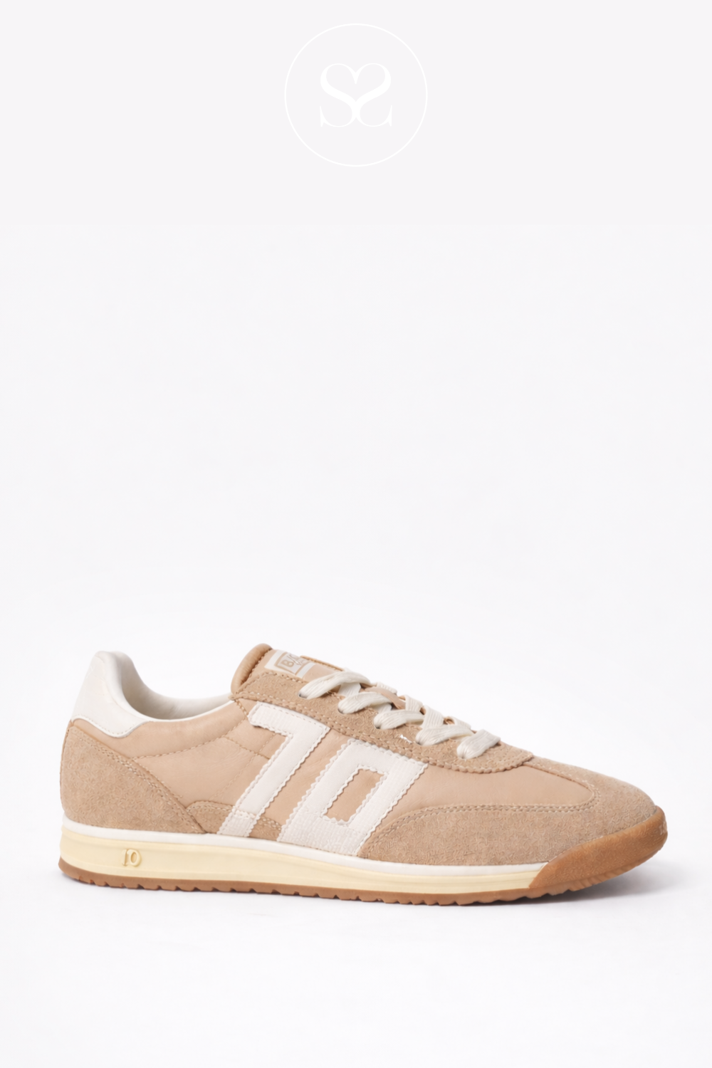 BACK70 Taupe Retro Trainers - Jogger