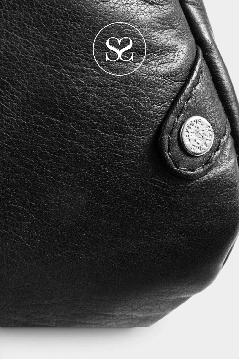 Depeche Black Leather Cross-body Bum-bag - 15814