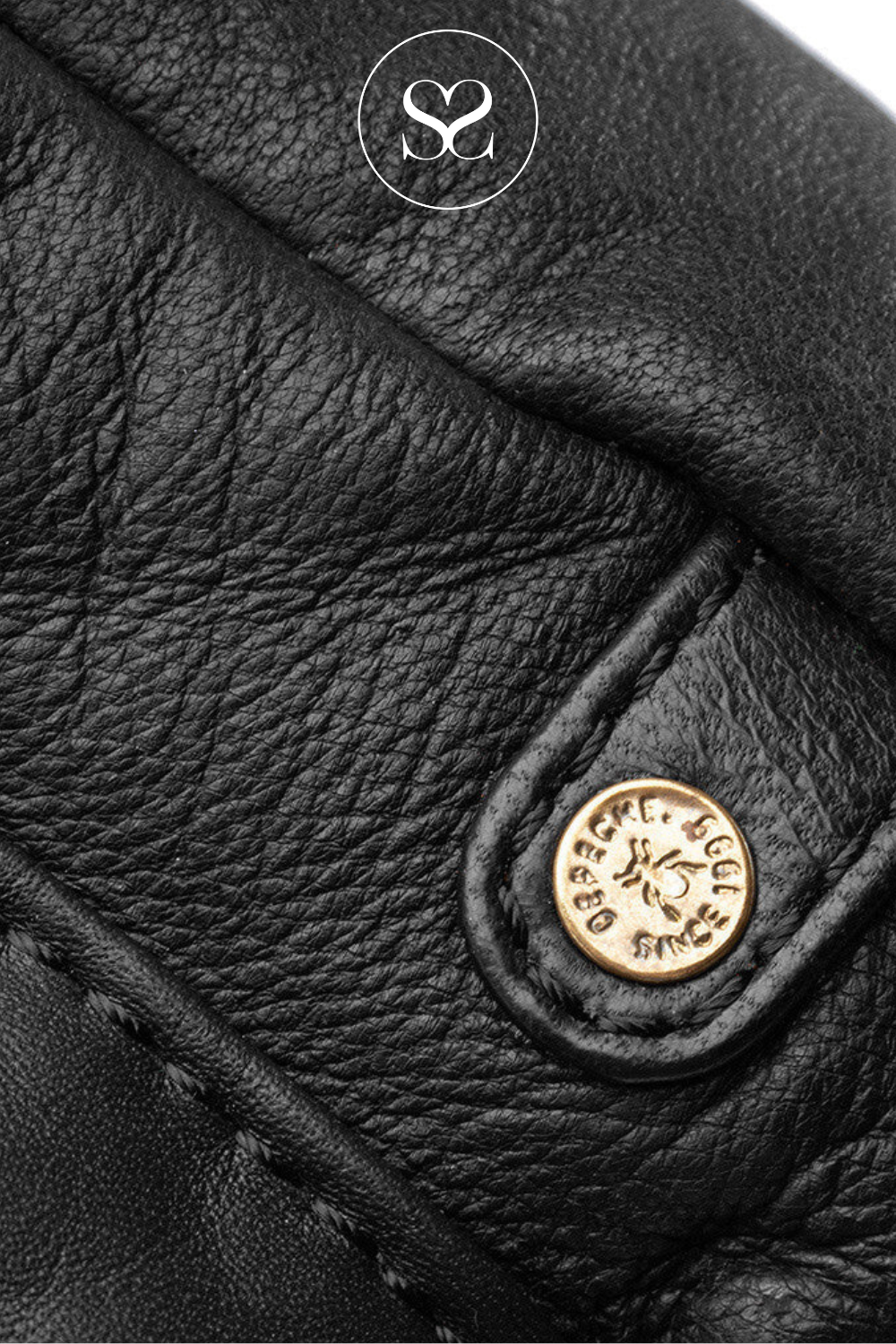 DEPECHE 15350 BLACK LEATHER CROSSBODY BAG WITH FRONT POCKETS , ZIPPED POCKETS AND GOLD HARDWARE AND AN ADJUSTABLE LONG STRAP