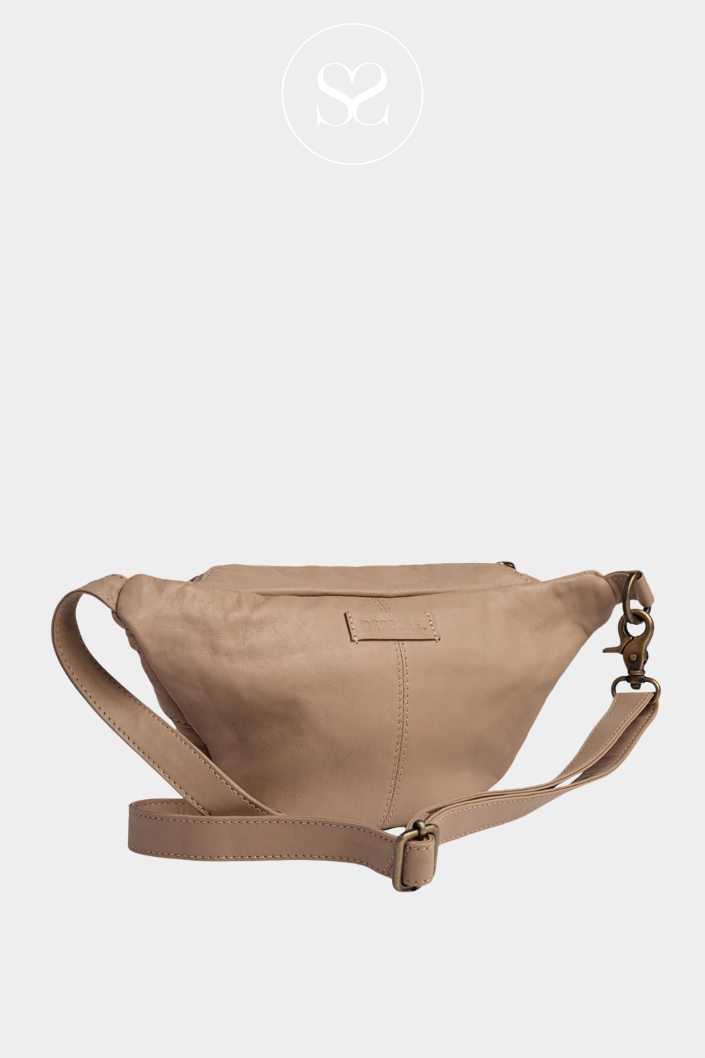 DEPECHE LEATHER BAG WITH ADJUSTABLE CROSSBODY STRAP