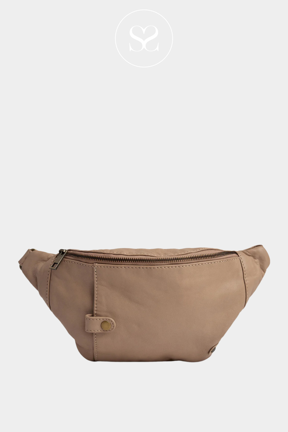 DEPECHE SOFT LEATHER BUMBAG WITH ZIP