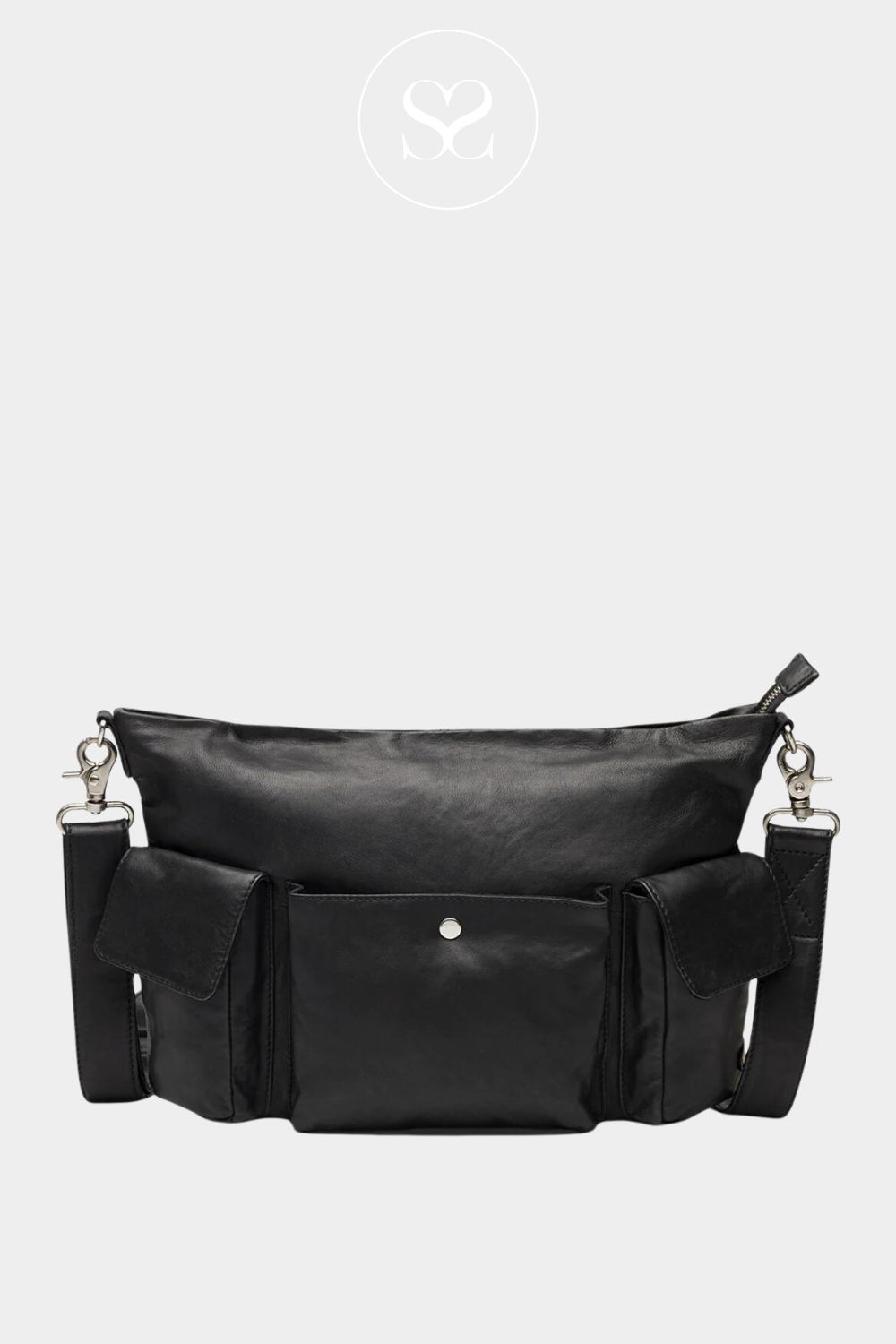 Leather crossbody shoulder bag 2025