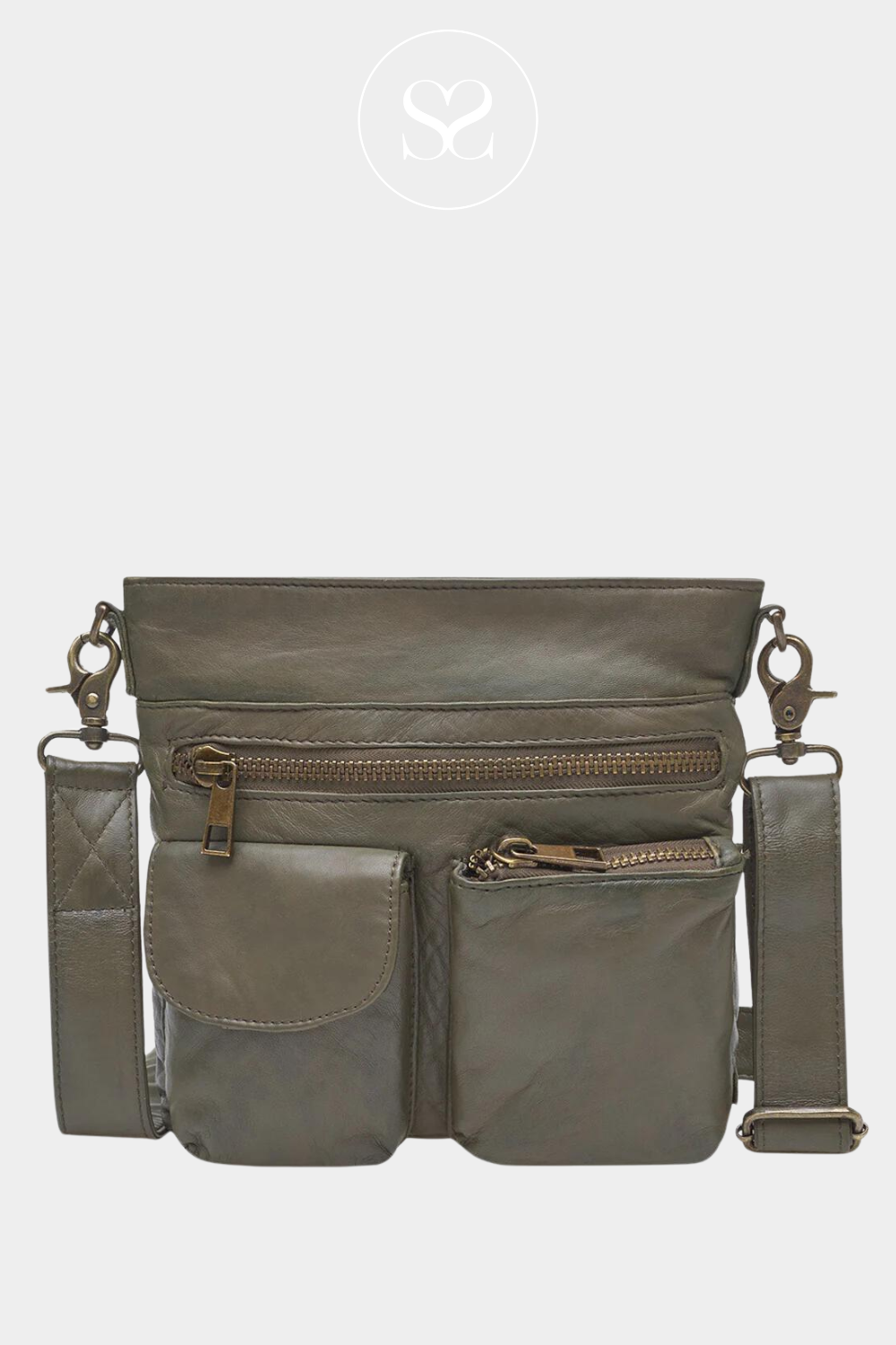 Olive green crossbody purse hotsell