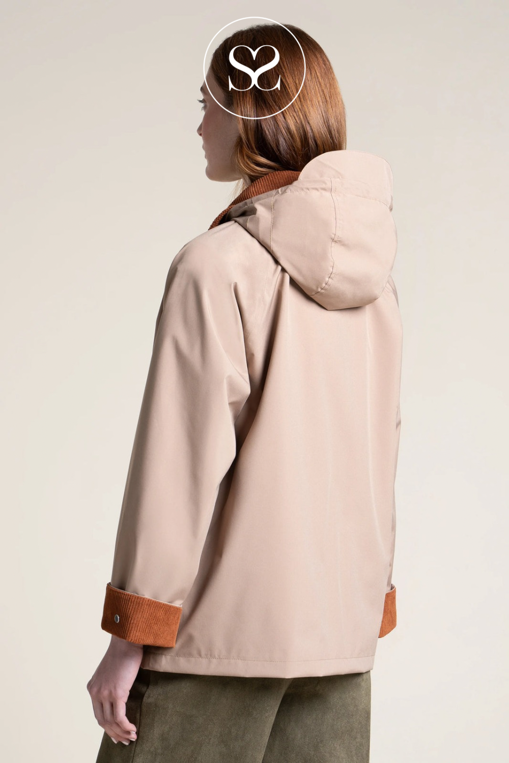 Flotte Camel Waterproof Short Parka Jacket - Archives