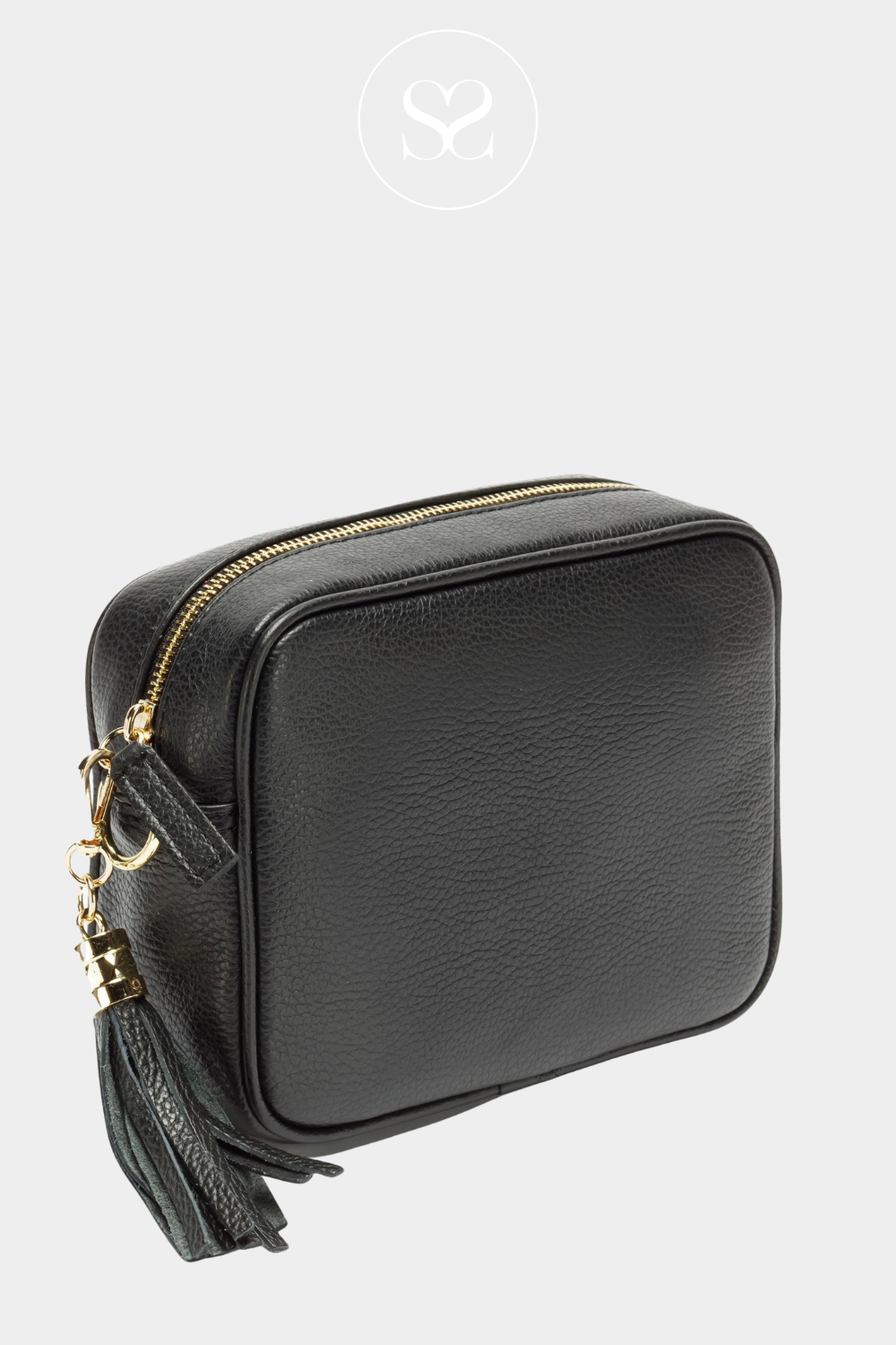 ELIE BEAUMONT - CROSSBODY BAG - BLACK LEATHER