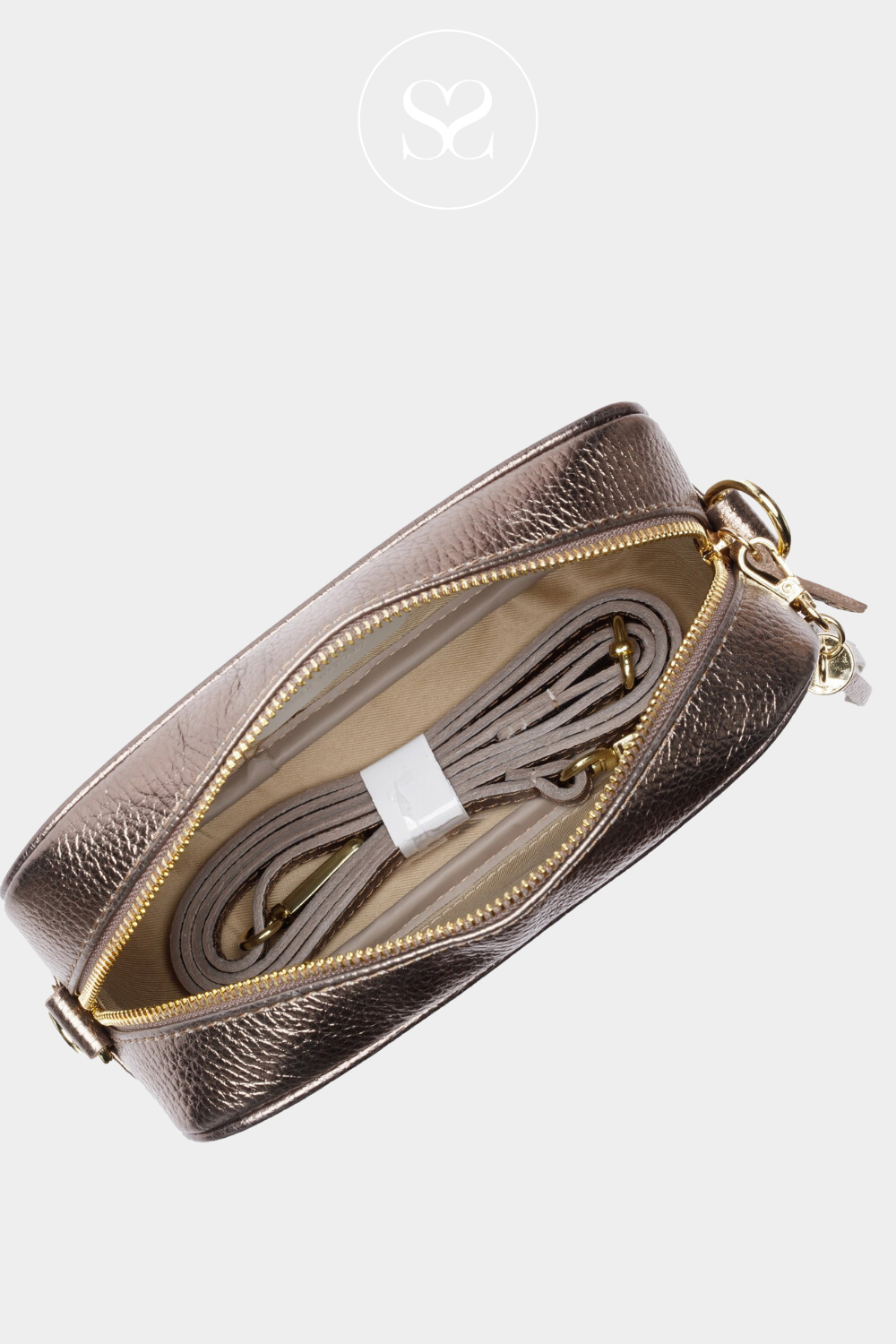 BRONZE CROSSBODY BAG ELIE BEAUMONT