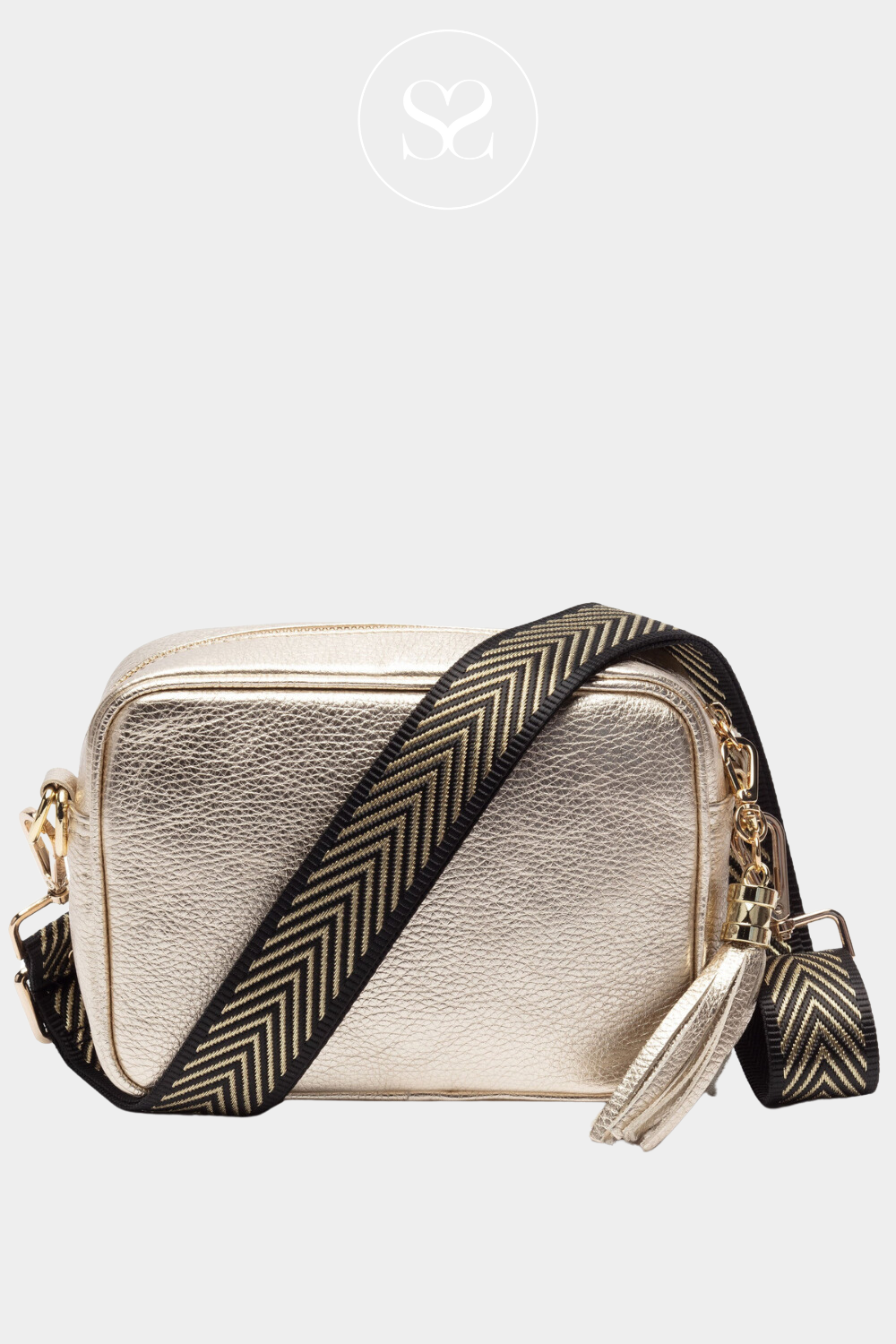 ELIE BEAUMONT CROSSBODY BAGS GOLD