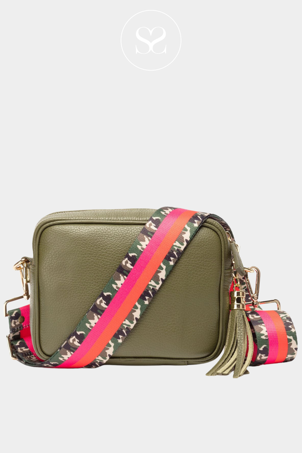 ELIE BEAUMONT OLIVE GREEN BROSSBODY BAG IRELAND