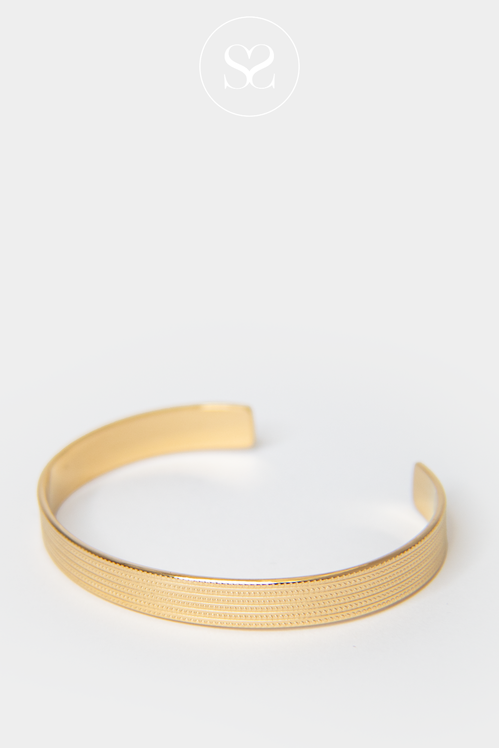 EMMY 01 GOLD CHUNKY ADJUSTABLE BANGLE