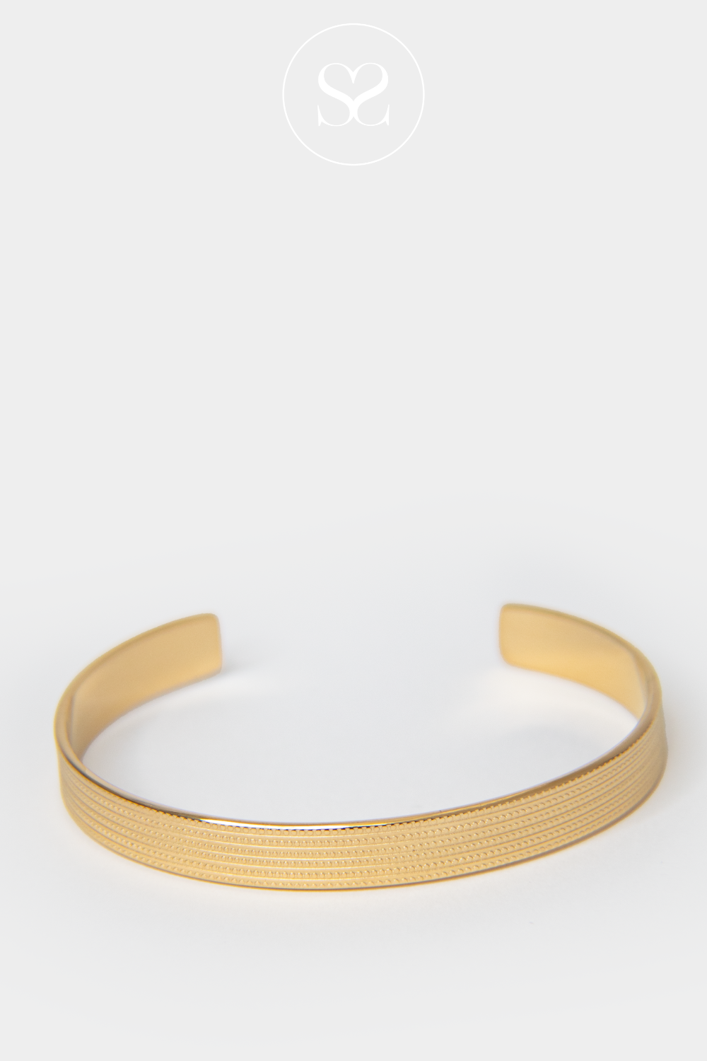 Chunky 2025 gold bangle