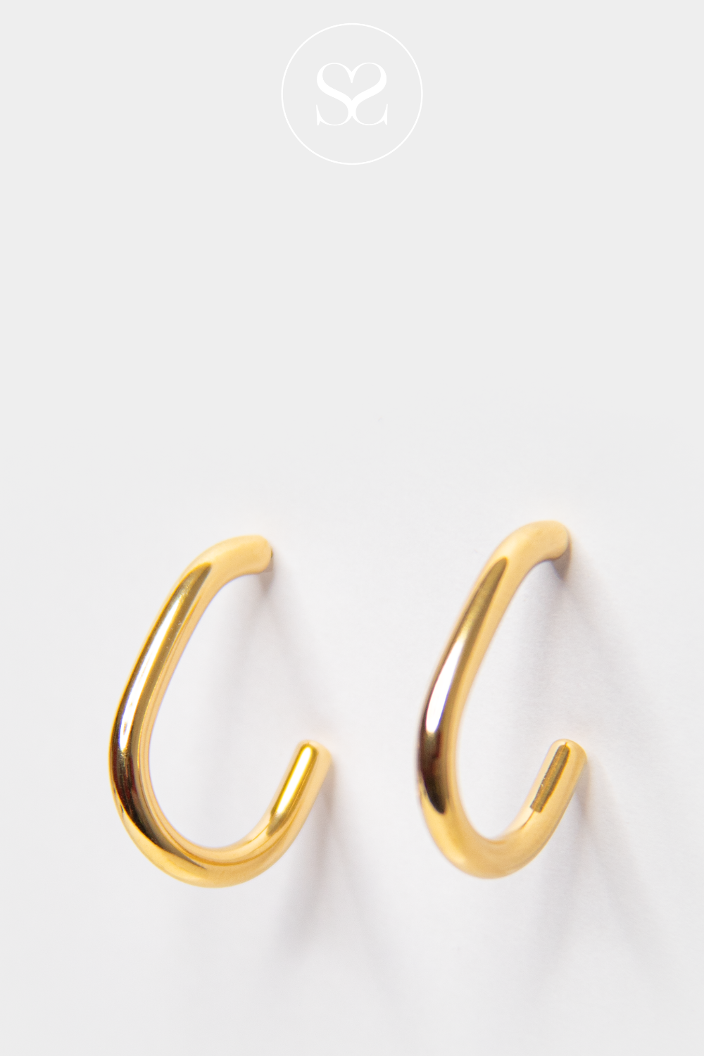 EMMY 01 GOLD HOOP EARRINGS