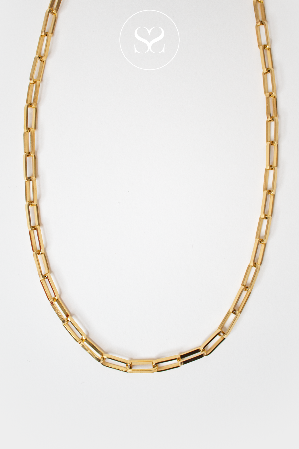 Small chain link necklace deals