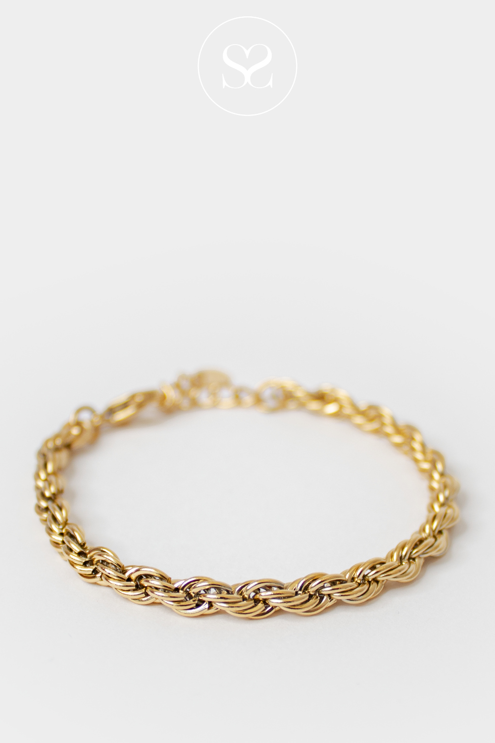 EMMY  05M GOLD ROPE TWISTED BRACELET