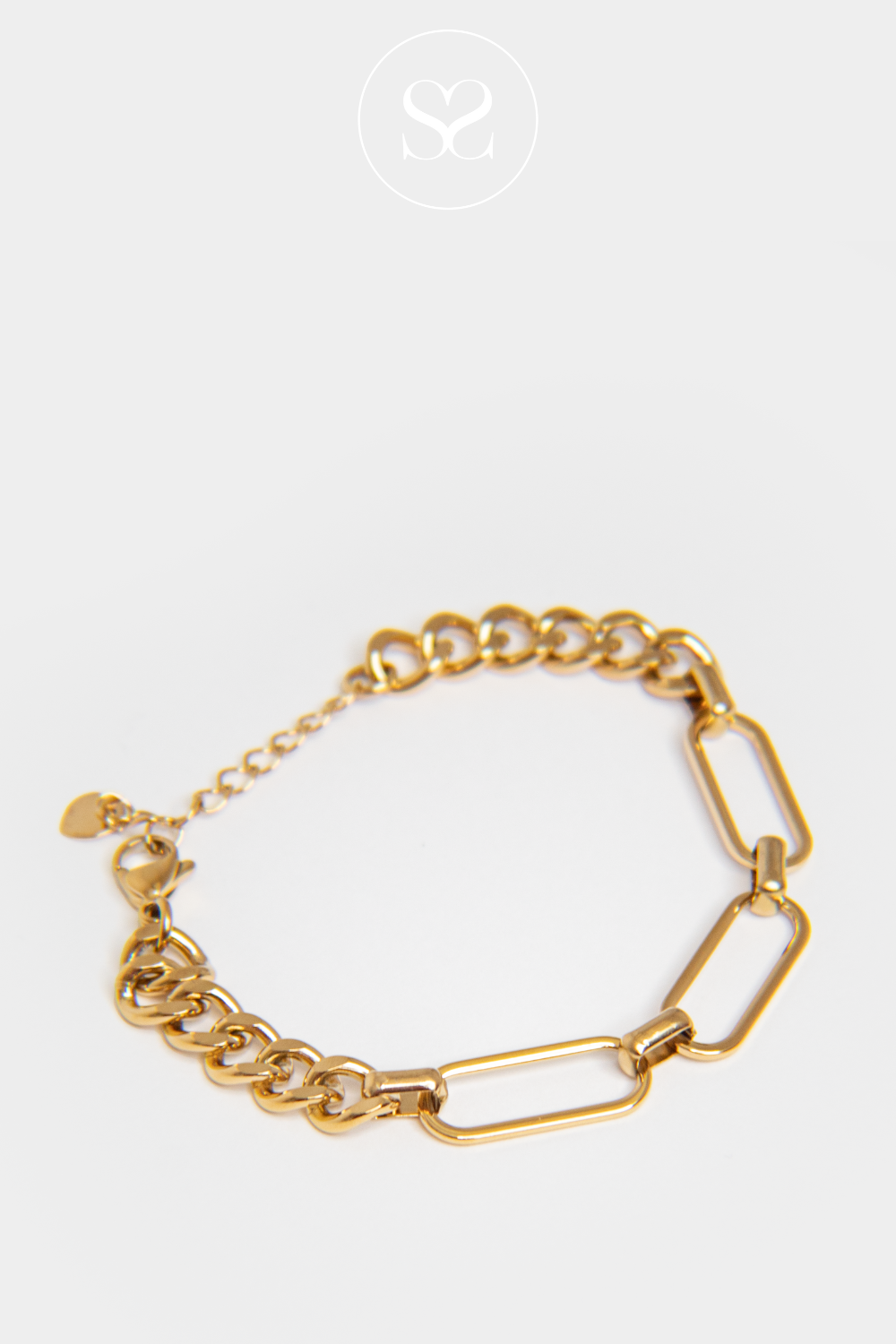 EMMY 07 GOLD CHAIN LINK BRACELET