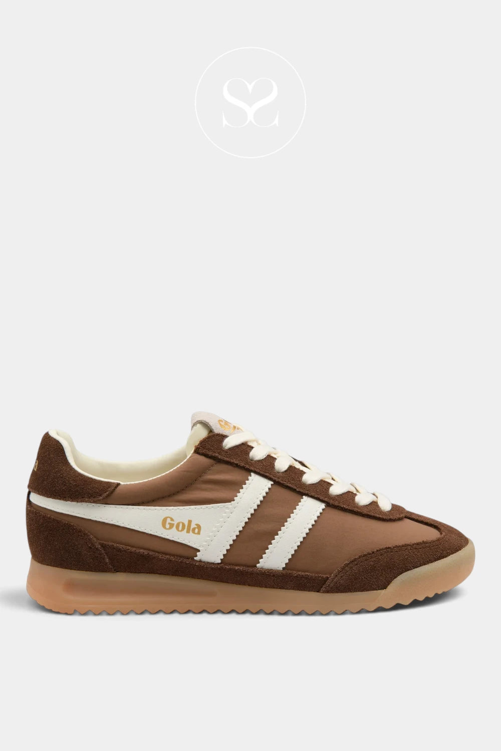 Gola Brown Retro Trainers - Firefly CLB577FT for women Ireland
