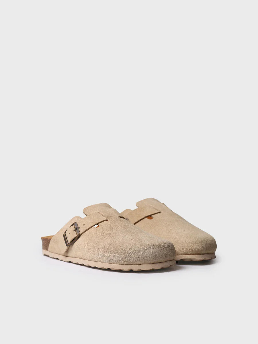 Toni Pons Beige Slider Clogs - Gemina