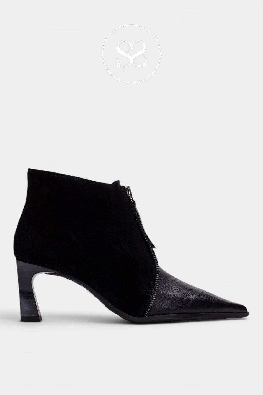 Hispanitas Black Pointed Toe Ankle Boots HI264959 for Women - Ireland