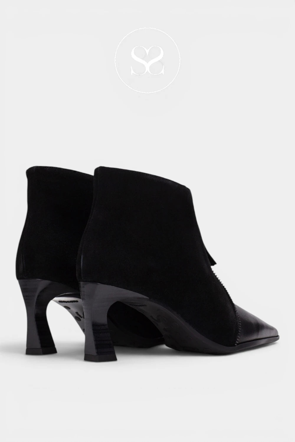 Hispanitas Black Pointed Toe Ankle Boots HI264959 for Women - Ireland