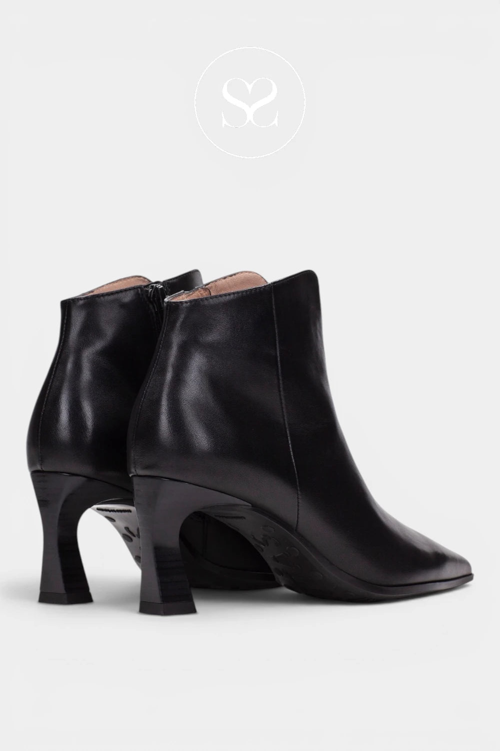 Hispanitas Black Pointed Toe Ankle Boots HI265076 for Women - Ireland