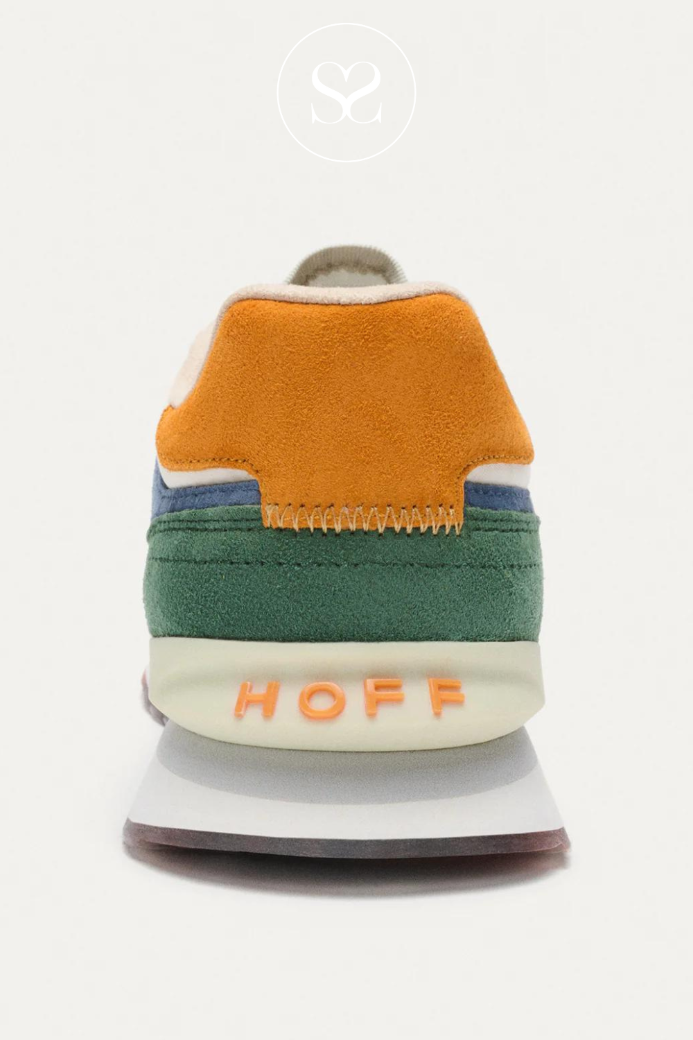 HOFF BANGKOK COLOURFUL TRAINERS WITH WHITE LACES, HOFF LOGO ON THE HEEL AND A CUSHIONED INSOLE