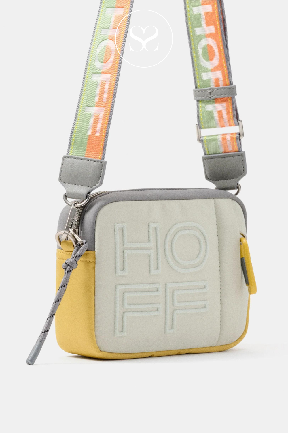 CASUAL EVERYDAY BAG FROM HOFF - GREEN & YELLOW