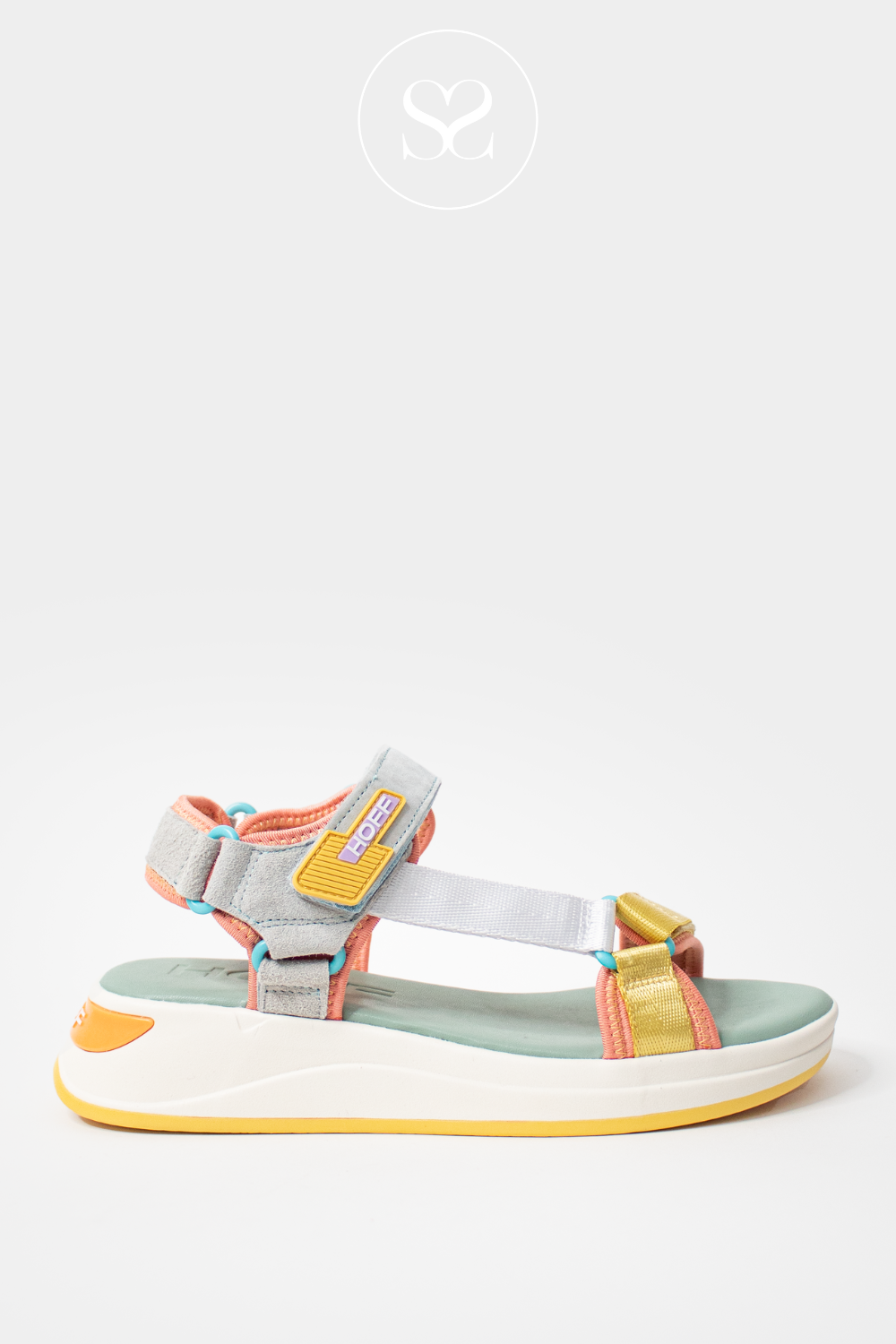 HOFF MAKAROA WALKING SANDALS IN SOFT PASTELS