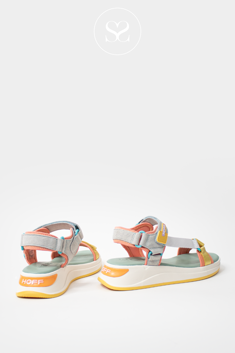 HOFF LOW WEDGE SANDALS FOR WOMEN