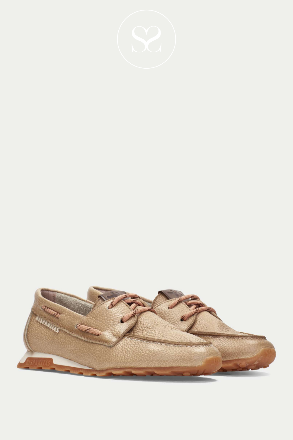 Hispanitas leather casual loafers. Round toe for added comfort