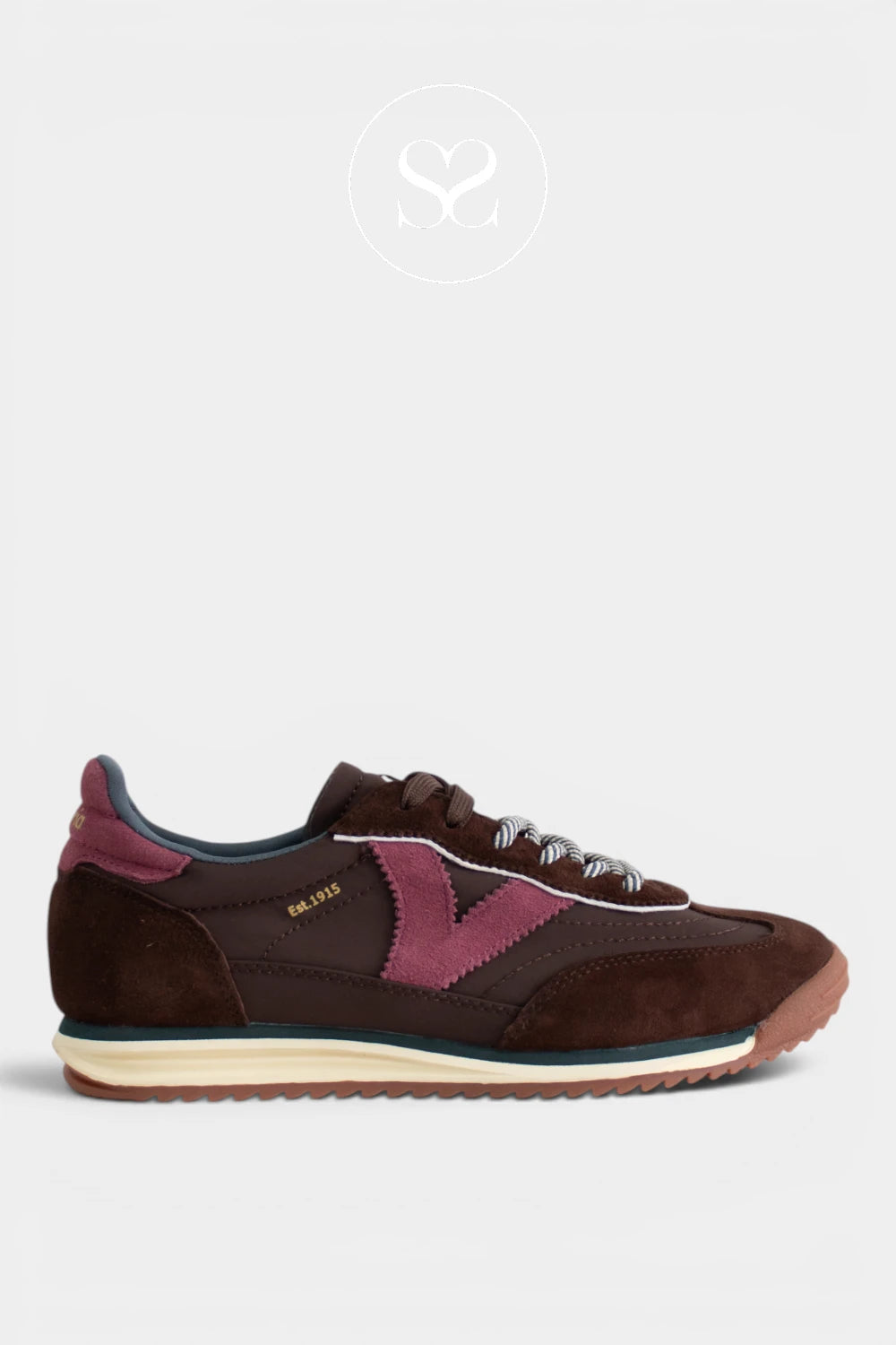 Victoria Brown Retro Trainers - 1158113