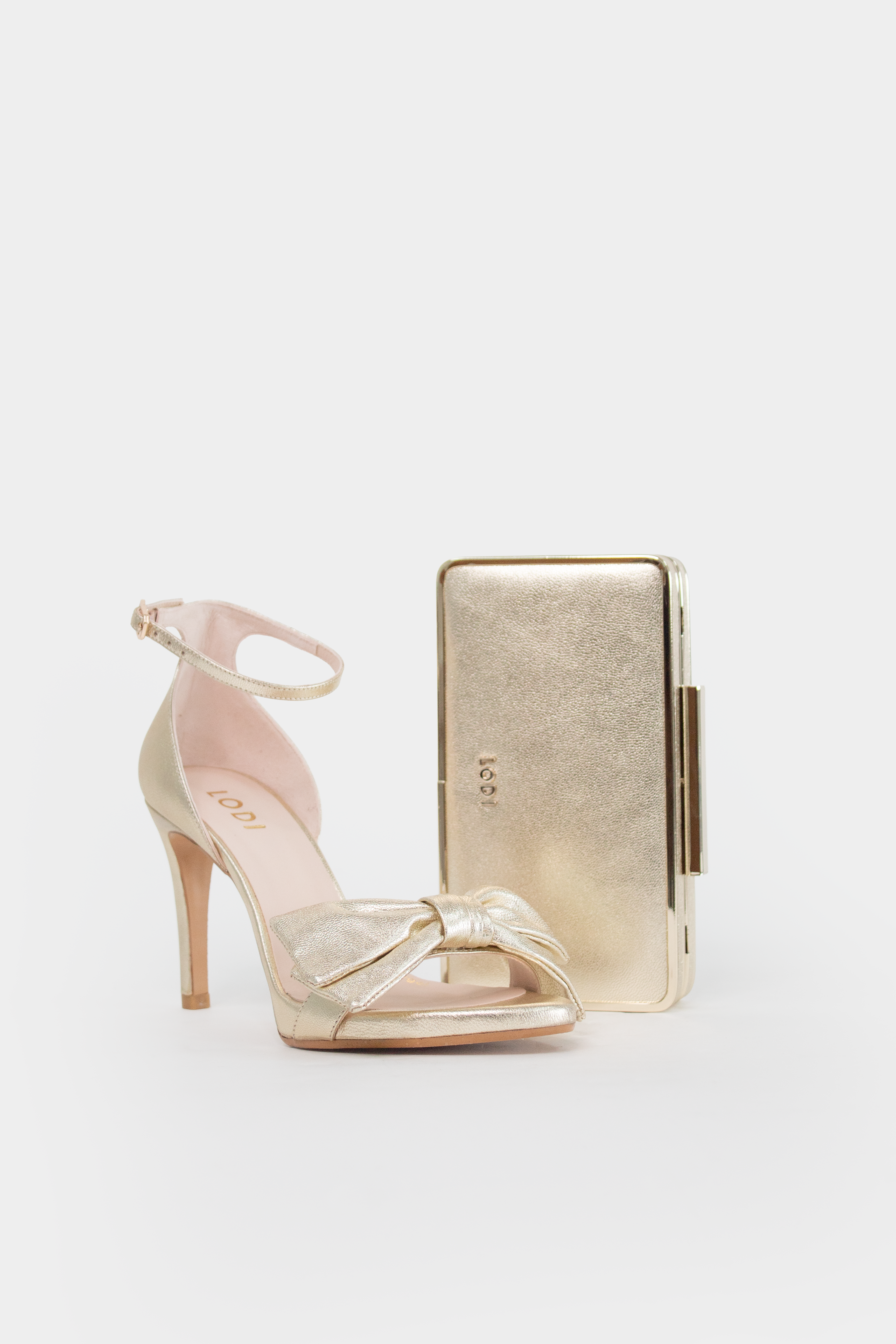 Lodi Gold Rectangular Clutch Bag - L1901