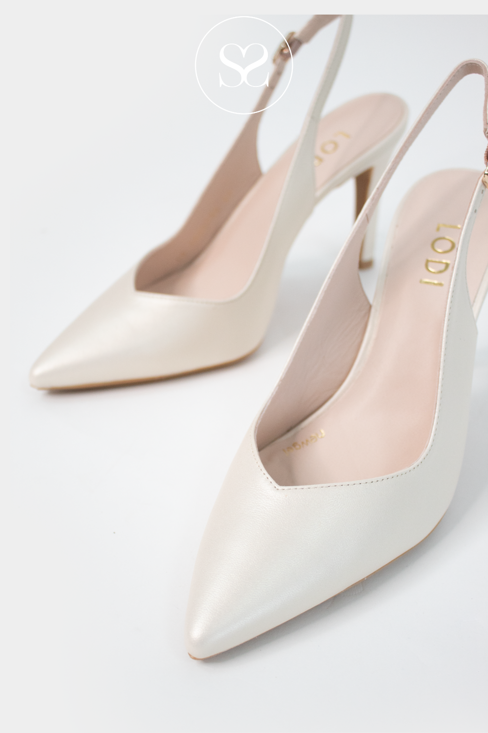 LODI Champagne Slingback High Heel - RAIAN