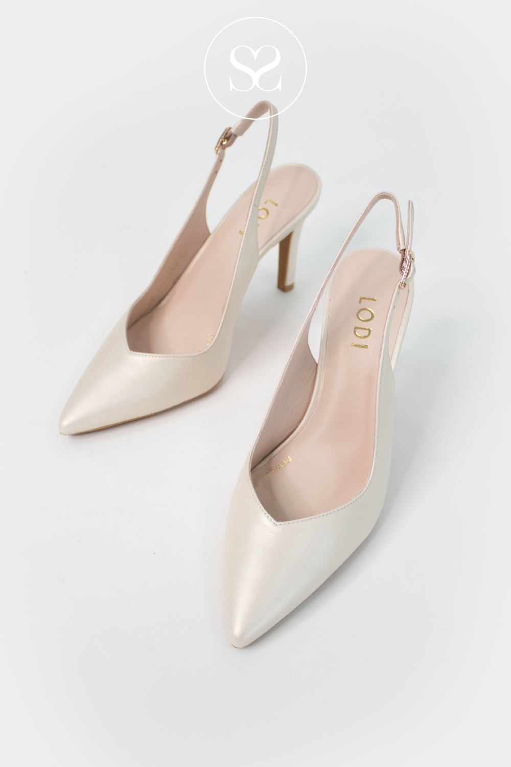LODI Champagne Slingback High Heel - RAIAN
