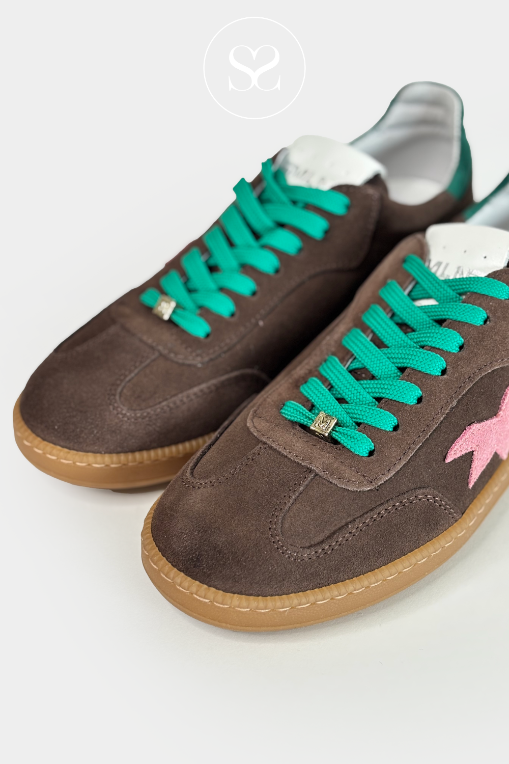 MELINE W-100 BROWN LACE UP SNEAKERS