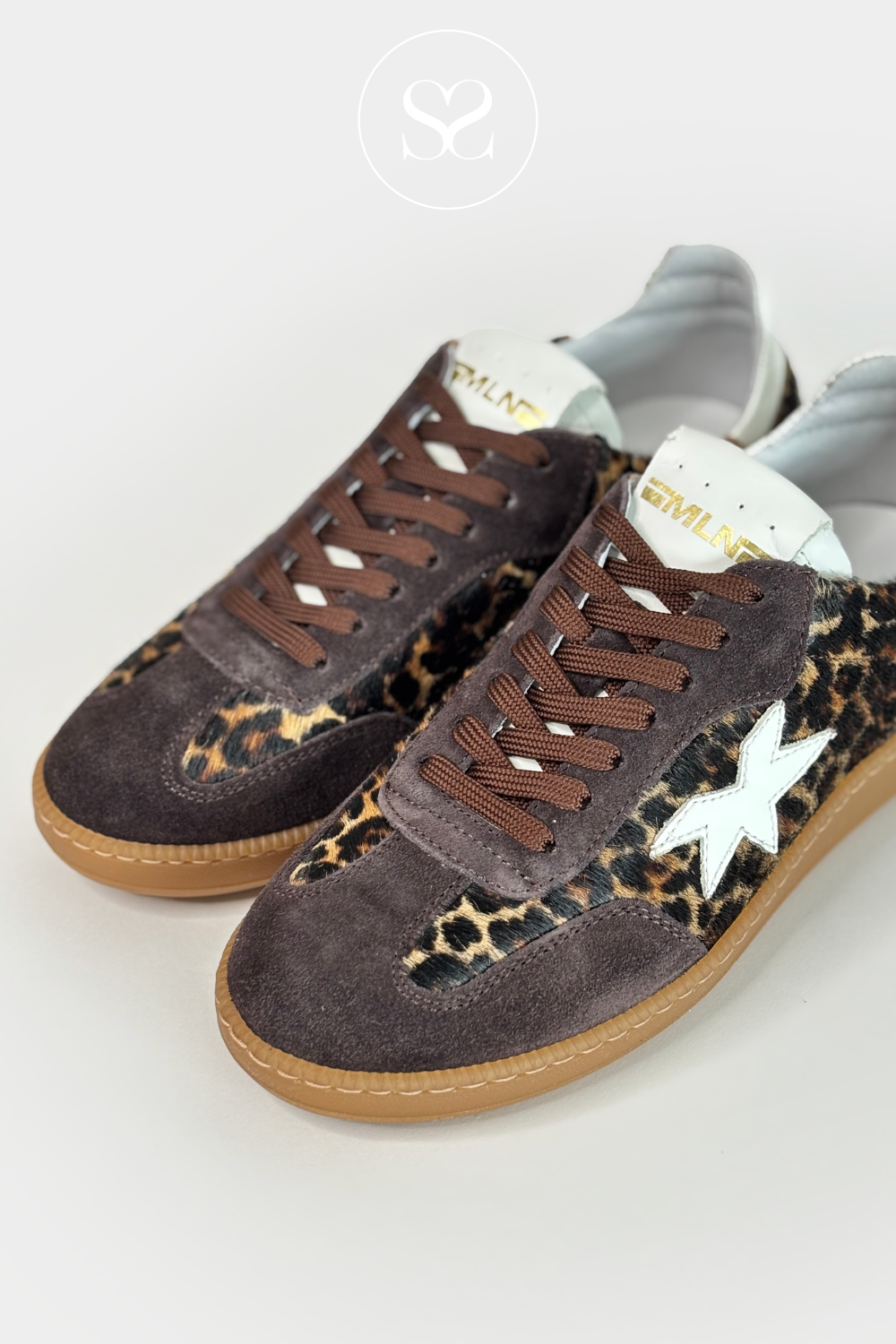 MELINE A-162 LOW PROFILE LACE UP TRAINERS WITH REMOABLE INSOLE