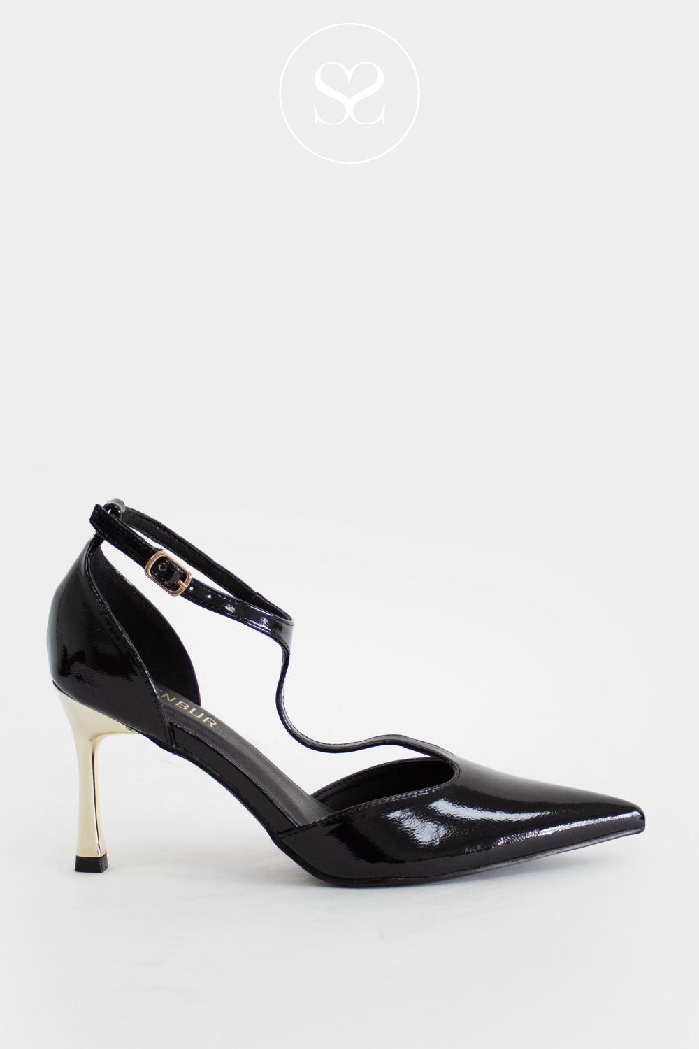 MENBUR 26012 BLACK STILETTO HEELS PARTY HEEL MENBUR SHOES IRELAND