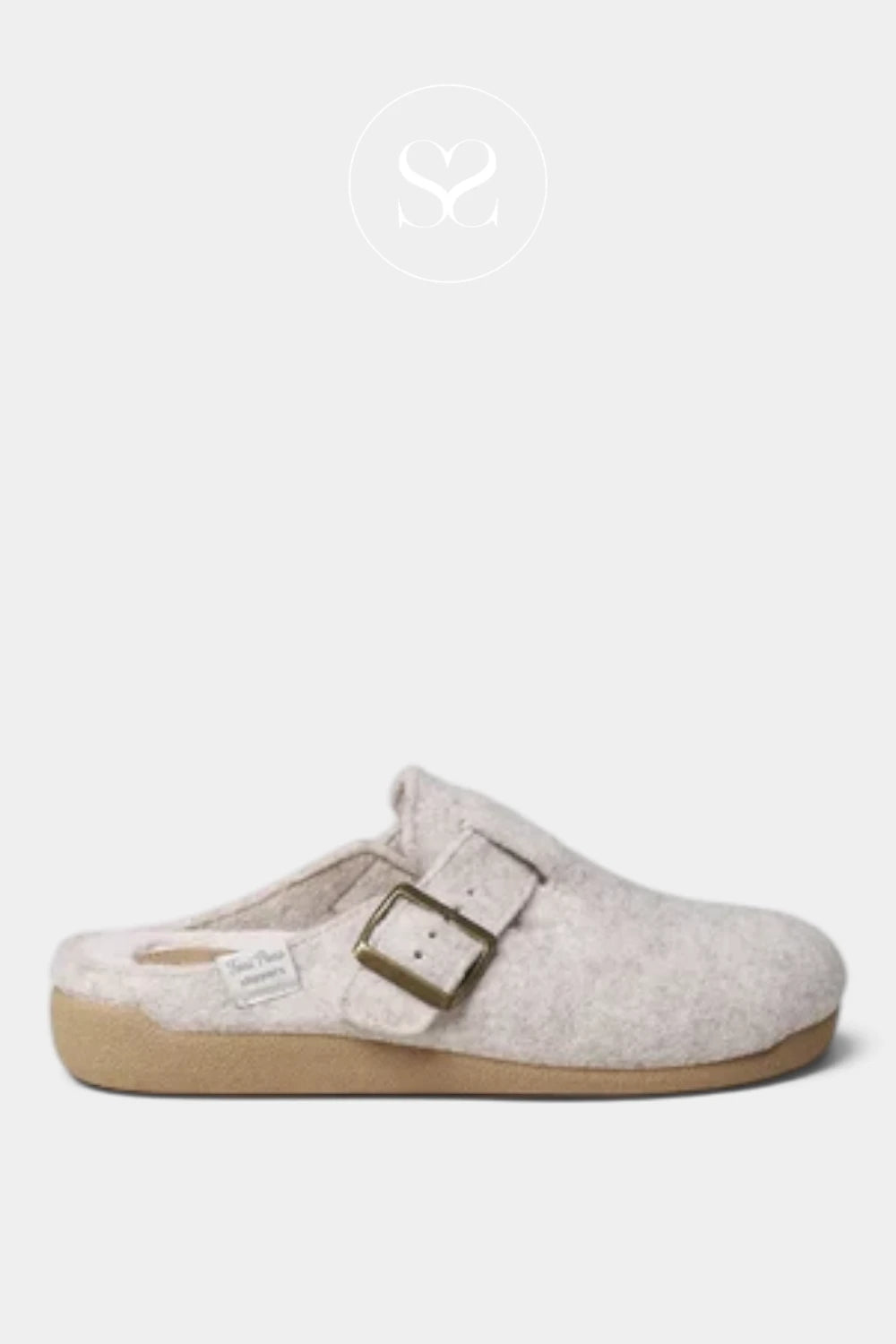 Toni Pons Ecru Faux Fur Slider Slippers - Mima-FP for women - Ireland