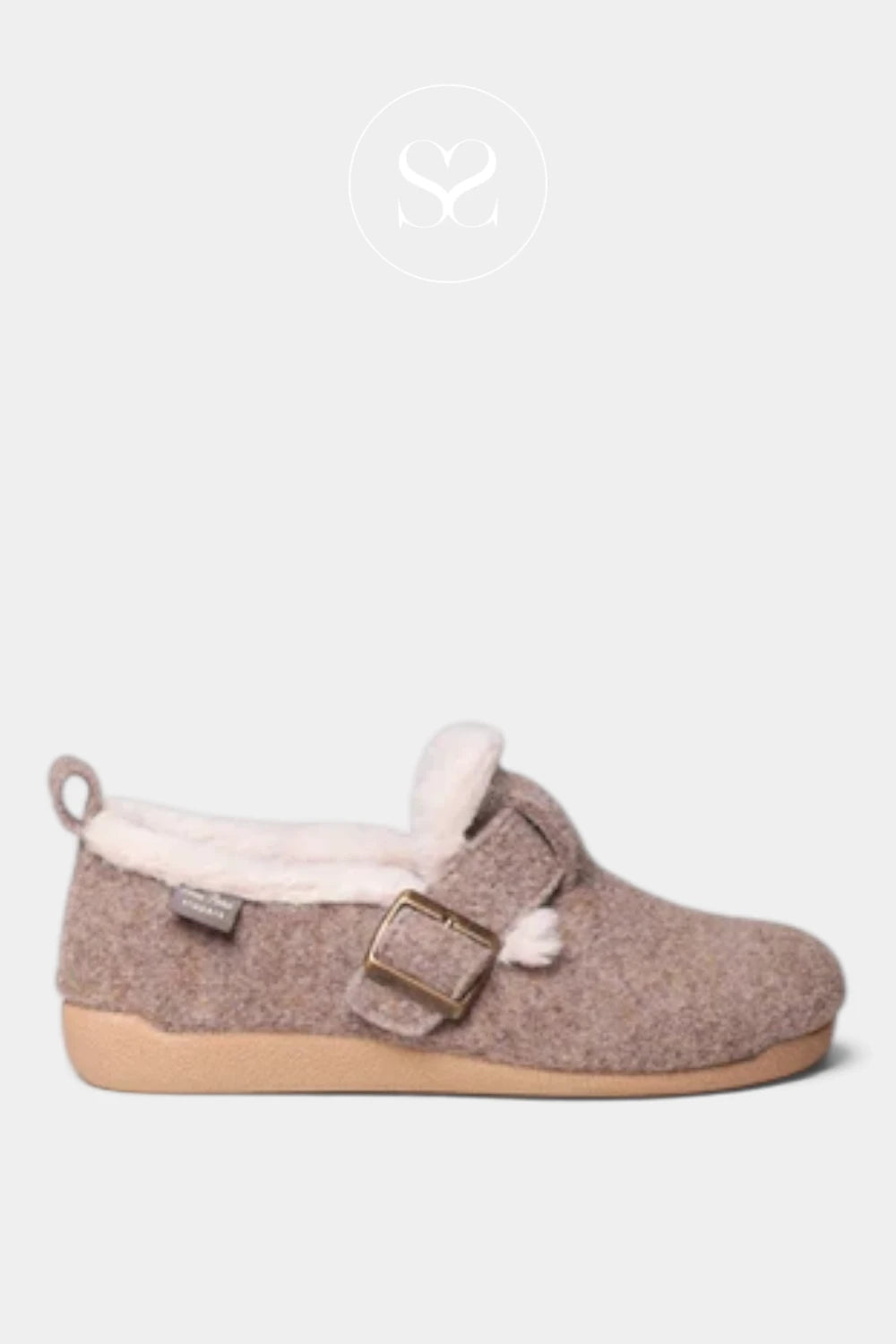 Toni Pons Taupe Bootie Slippers- Moni-FP for Women - Ireland