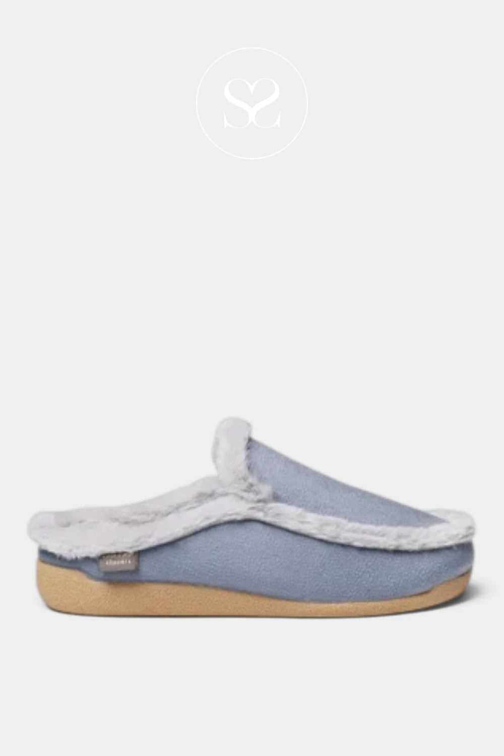 Toni Pons Denim Chunky Slider Style House Slippers - Munic-BD for women - Ireland