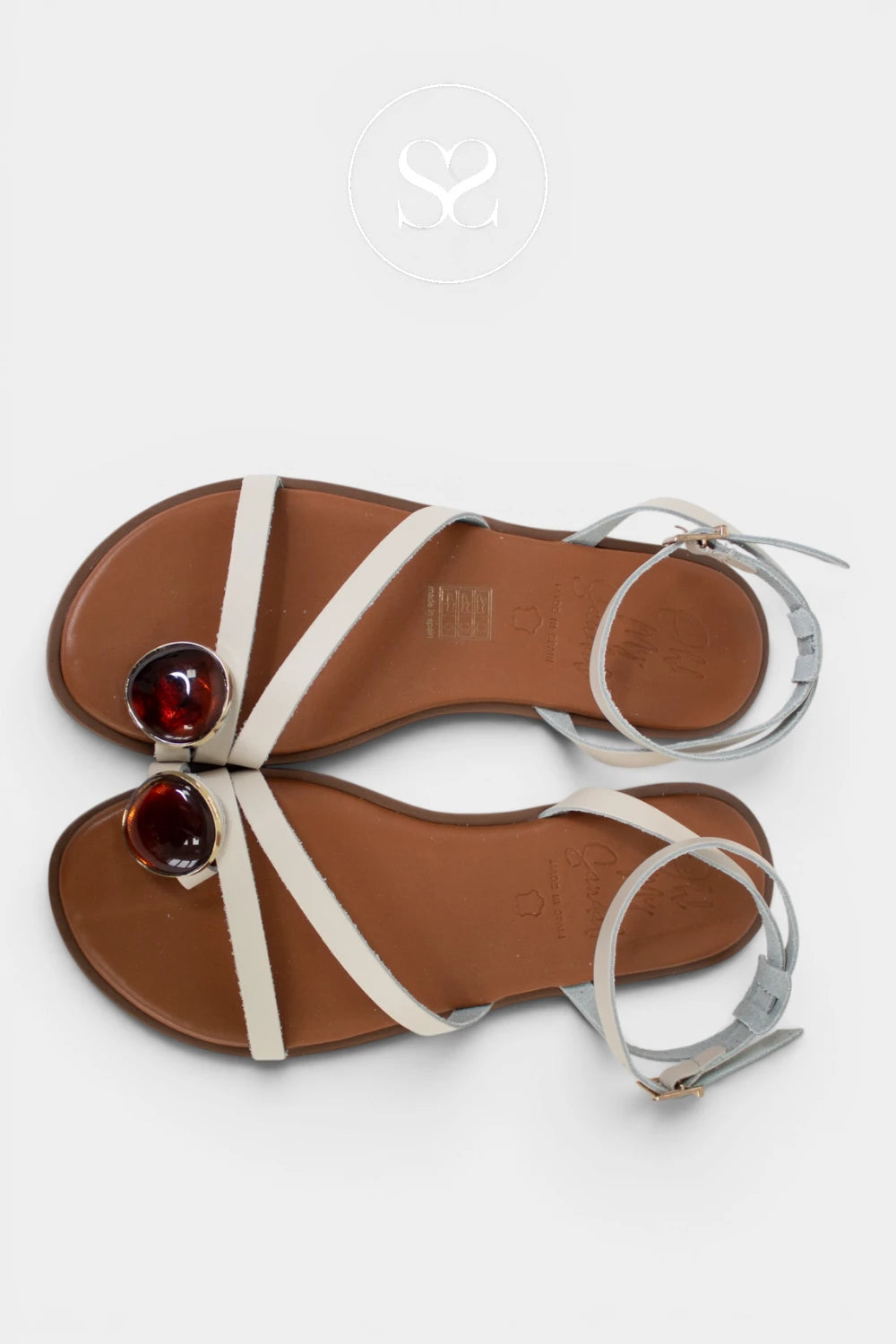 Comfortable off white sandals Ireland