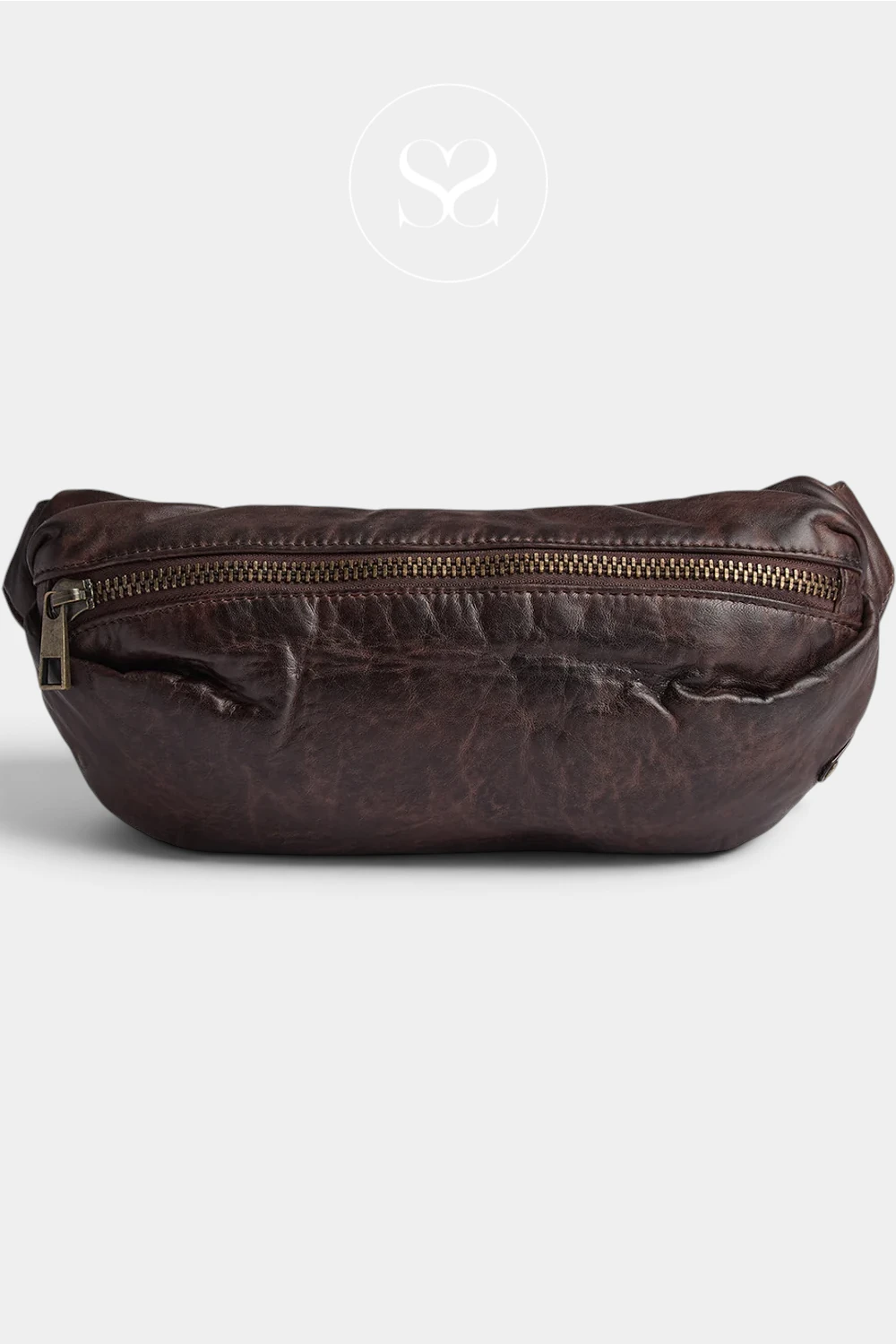 Depeche Chocolate Brown Bumbag - 17058