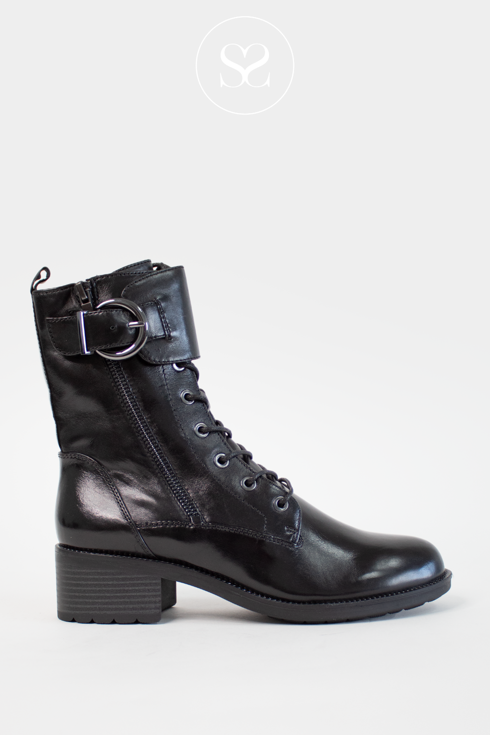 Soft leather biker boots sales