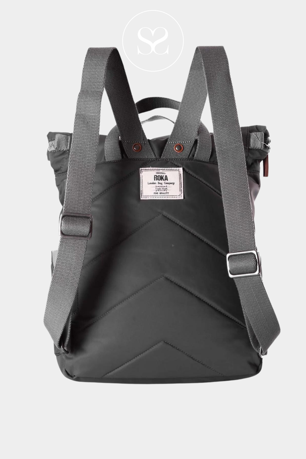 ROKA CANFIELD B MEDIUM CHARCOAL WATERPROOF BACKPACK