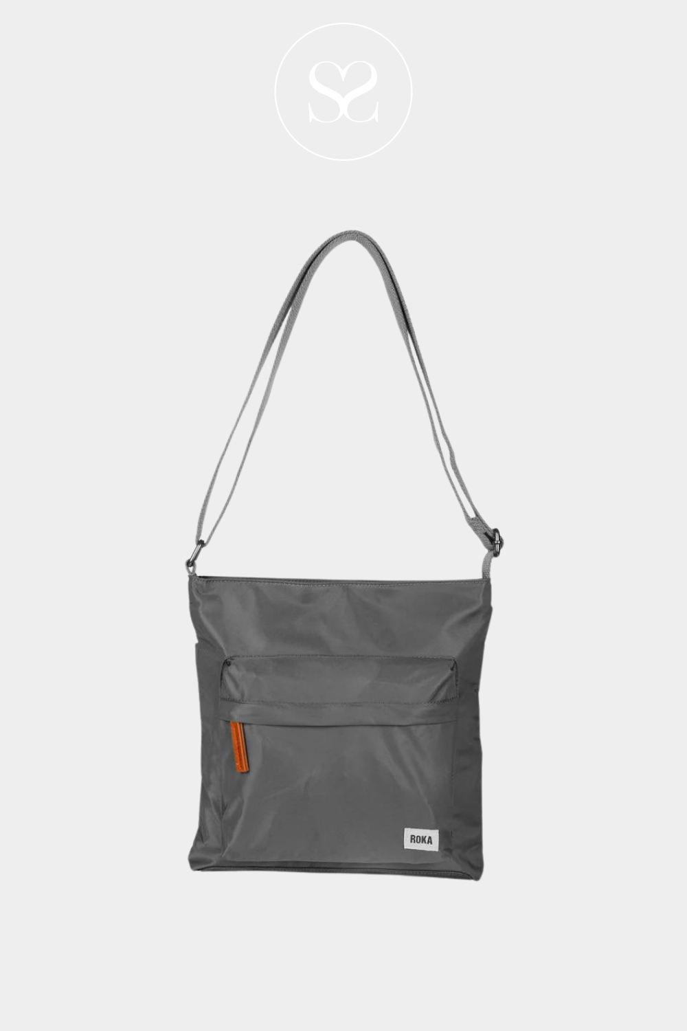 Dark grey cross body bag sales