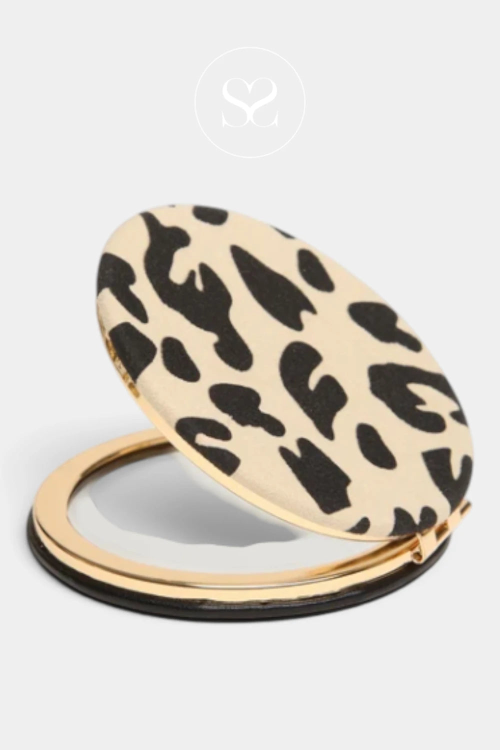 Alice Wheeler London Leopard Mirror Compact — AW0340