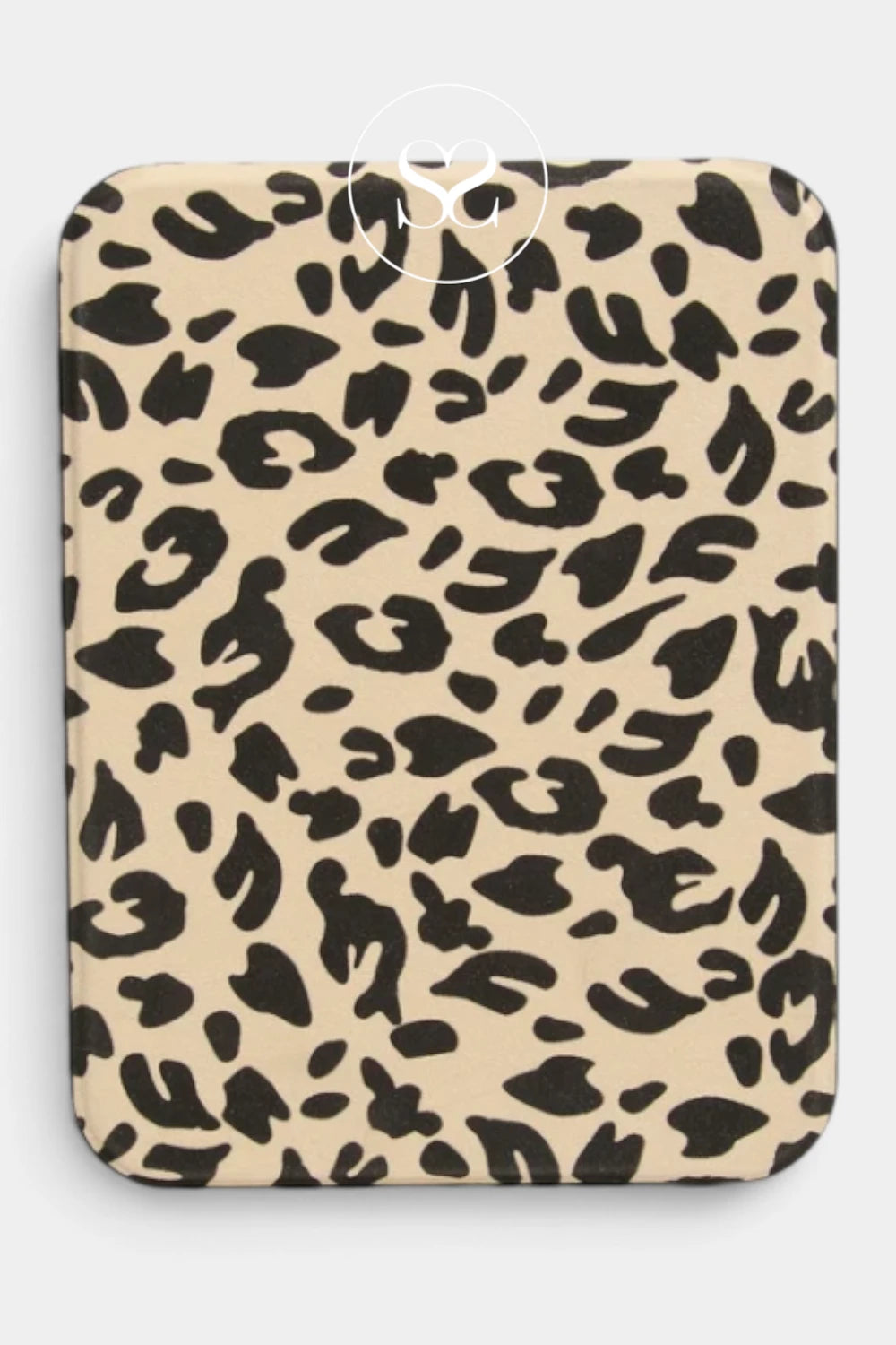 Alice Wheeler London Leopard Print Folding Travel Mirror - AW0389
