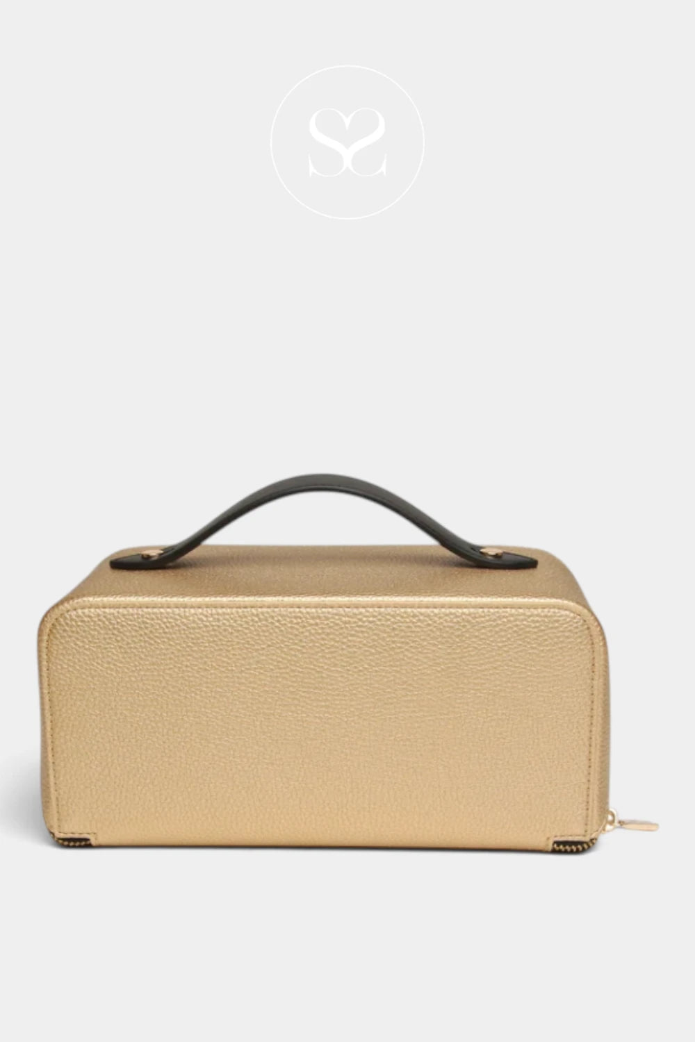Alice Wheeler Gold Black Train Case - Kensington