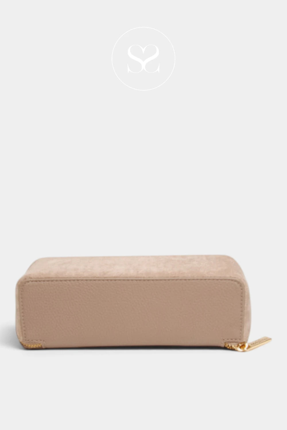 Alice Wheeler Mink Suede Suede Small Train Case - Kensington (S)
